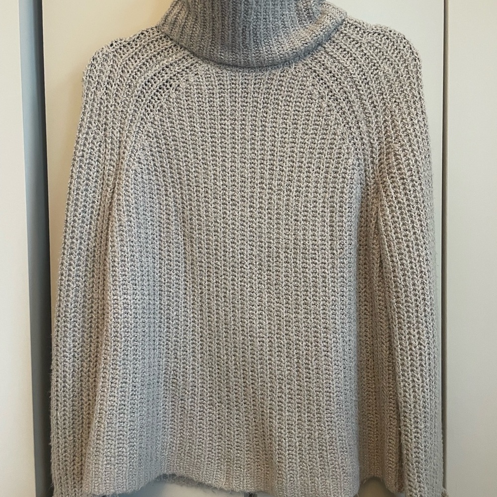 BP Cream Knit Turtleneck Sweater